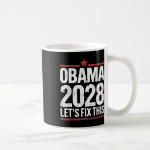 Obama Vintag Präsident 2028 Obama 5 Kaffeetasse