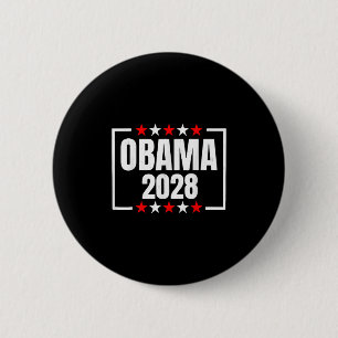 Obama Vintag Präsident 2028 Obama _6 Button