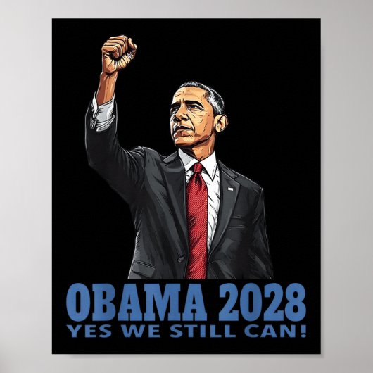 Obama Vintag Präsident 2028 Obama _6 Poster (Vorne)