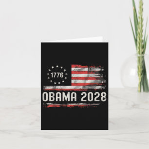 Obama Vintag Präsident 2028 Obama Retro Flag Amer Karte