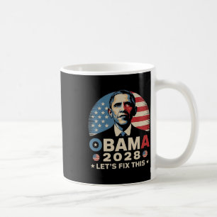 Obama Vintag Retro Patriotic 2028 politische Prote Kaffeetasse