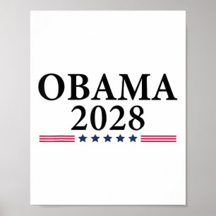 Obama Vintag Retro Patriotic 2028 politische Prote Poster
