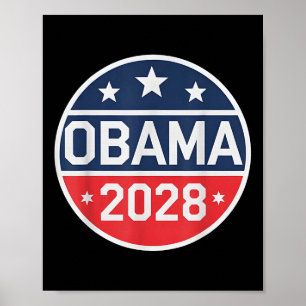 Obama Vintag Retro Patriotic 2028 politische Prote Poster