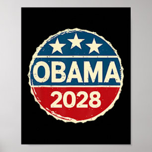Obama Vintag Retro Patriotic 2028 politische Prote Poster