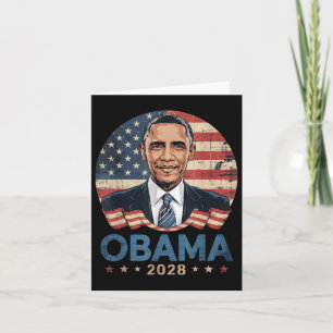 Obama Vintage Präsident 2028 Obama _17  Karte