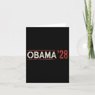 Obama Vintage Präsident 2028 Obama _23 Karte