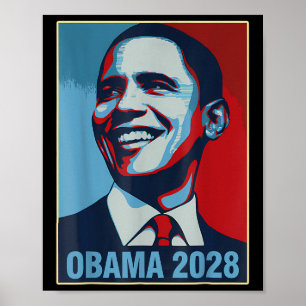 Obama Vintage Präsident 2028 Obama _27 Poster