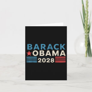 Obama Vintage Präsident 2028 Obama _36 Karte