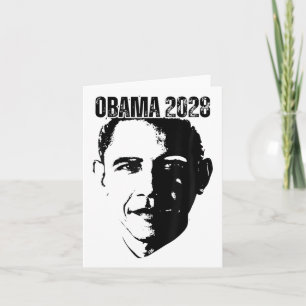 Obama Vintage Präsident 2028 Obama _4 Karte