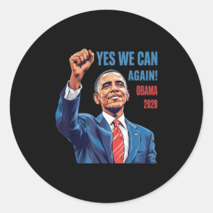 Obama Vintage Retro Patriotisch 2028 Politische Pr Runder Aufkleber