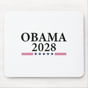 Obama Vintage Retro Patriotisches 2028 Politisches Mousepad