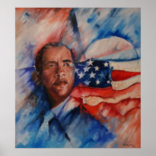Obama: Vision personifiziert - Canvas Print Poster
