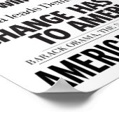 Obama: Vom Traum zum Schlagzeilen-Poster der Gesch Poster (Ecke)