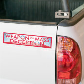 Obama-Waffe der Massentäuschung Autoaufkleber (Auf Lkw)