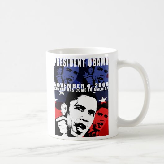 Obama-Wahl NachtTasse Kaffeetasse (Rechts)
