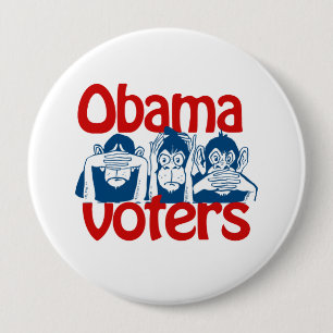 Obama-Wähler Button