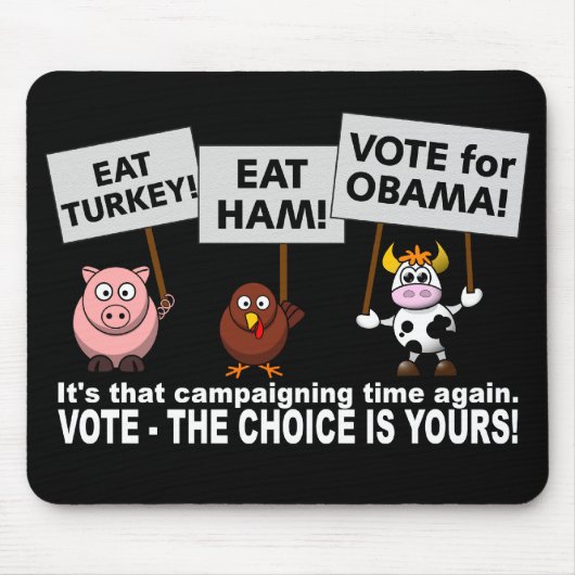 Obama wählt Mousepad (Vorne)