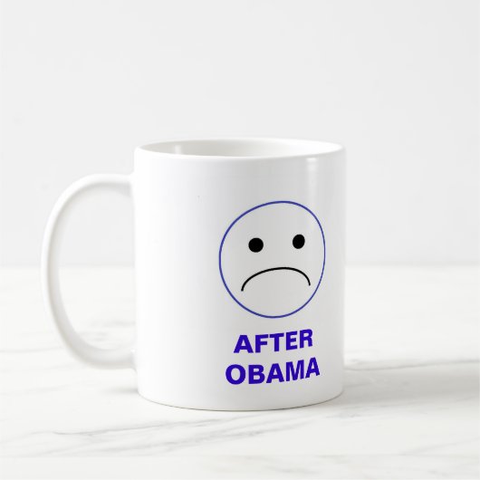 Obama - Während und nach der Tasse (Links)