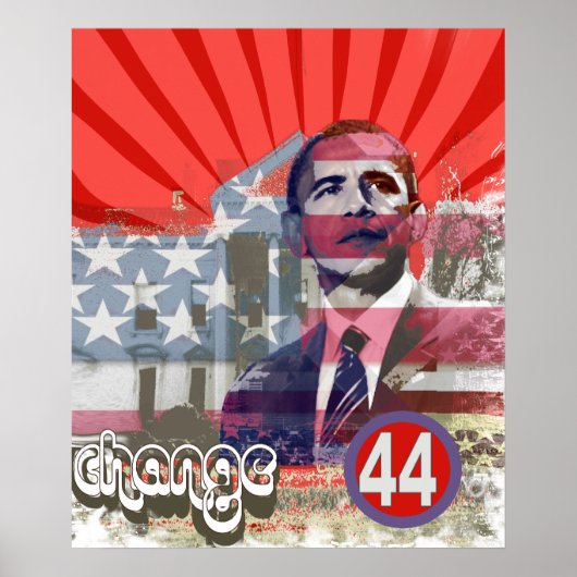 Obama Wandel Poster (Vorne)