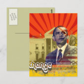 Obama-Wandel - Postkarte (Vorne/Hinten)