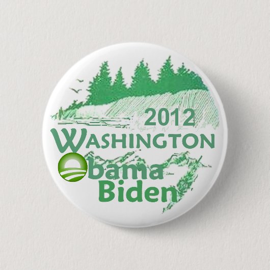 OBAMA WASHINGTON BUTTON (Vorderseite)