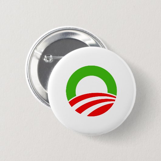Obama-Weihnachten Button (Vorne & Hinten)