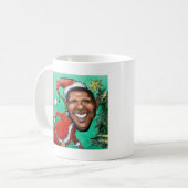 Obama-Weihnachten Kaffeetasse (Vorderseite Links)