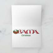 Obama Weihnachtskarte Feiertagskarte (Innenseite)