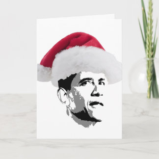 Obama WeihnachtsvatWeihmas Feiertagskarte