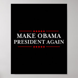 Obama wieder Präsident Shirt - Funny Anti-Frequenc Poster