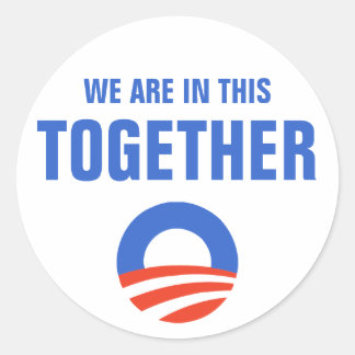 Obama wir sind in diesem gemeinsamen Sticker