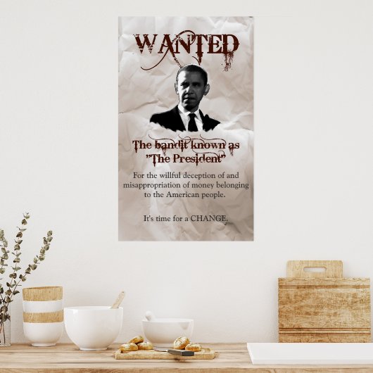 Obama Wollte Poster (Küche)