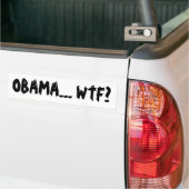 OBAMA… WTF? AUTOAUFKLEBER (Auf Lkw)