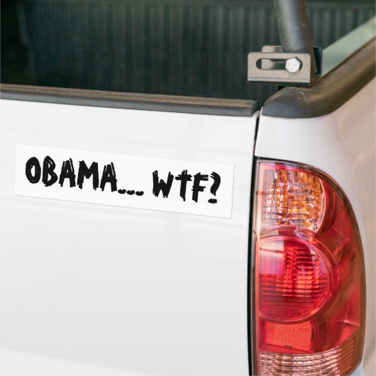 OBAMA… WTF? AUTOAUFKLEBER (Auf Lkw)
