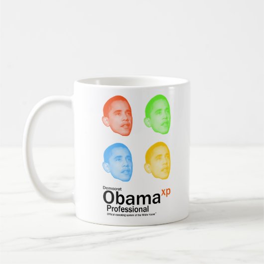 Obama XP beruflich Kaffeetasse (Links)
