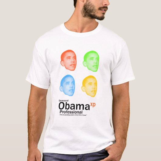 Obama XP beruflich T-Shirt (Vorderseite)