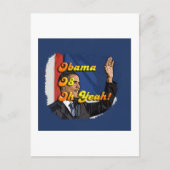 Obama Yeah Postcard Postkarte (Vorderseite)
