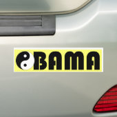 OBAMA, YIN YANG AUTOAUFKLEBER (Auf Auto)