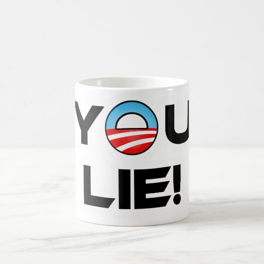 Obama You Lie Kaffeetasse (Mittel)
