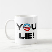 Obama You Lie Kaffeetasse (Links)