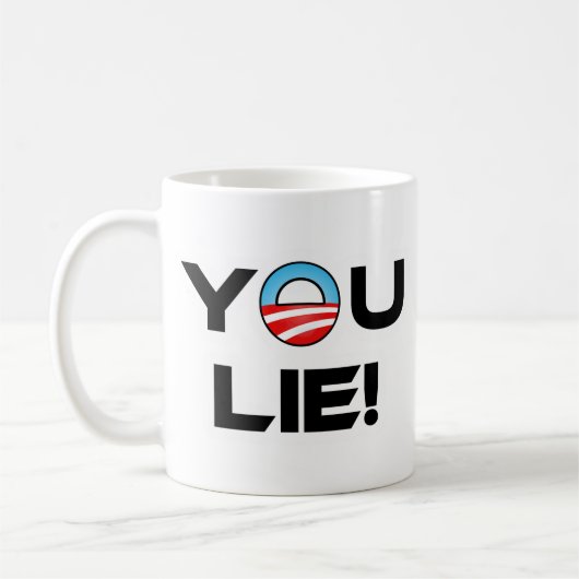Obama You Lie Kaffeetasse (Links)