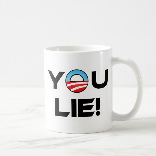 Obama You Lie Kaffeetasse (Rechts)