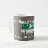 Obama-Zeichen-Tasse Kaffeetasse (Vorderseite Links)