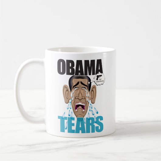 Obama zerreißt 11 Unze-Klassiker-Tasse Kaffeetasse (Links)