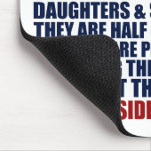 Obama-Zitat der Frauen die Rechte Mousepad (Ecke)