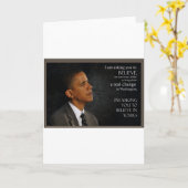 Obama Zitat Karte (Gelbe Blume)
