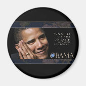 Obama Zitat Magnet (Vorne)