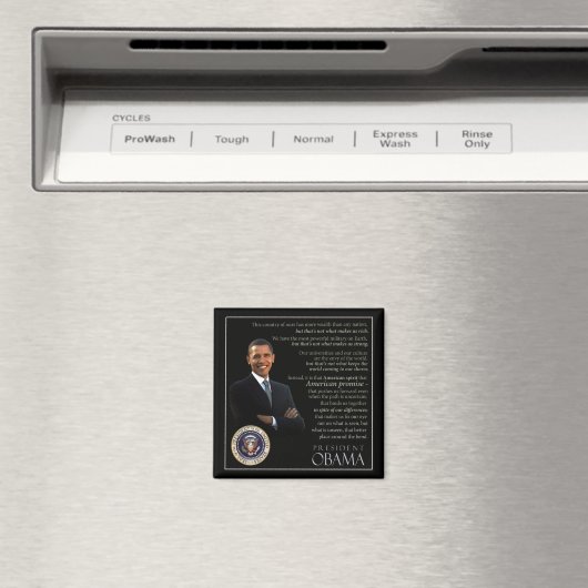 Obama Zitat Magnet (In Situ (Geschirrspüler))