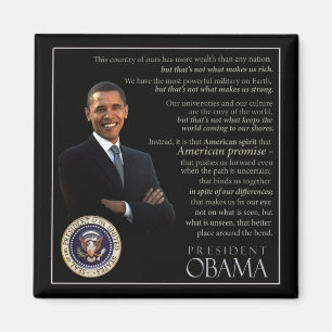 Obama Zitat Magnet