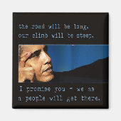 Obama Zitat Magnet (Vorne)